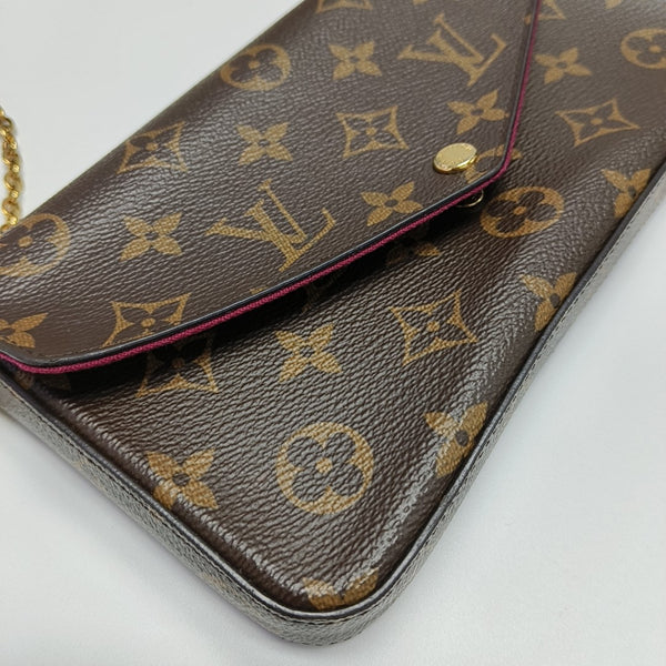 FÉLICIE Monogram Coated Canvas Brown