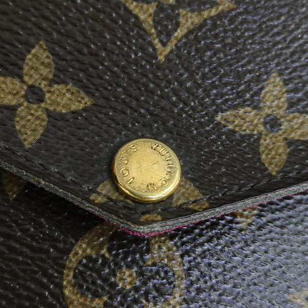 FÉLICIE Monogram Coated Canvas Brown