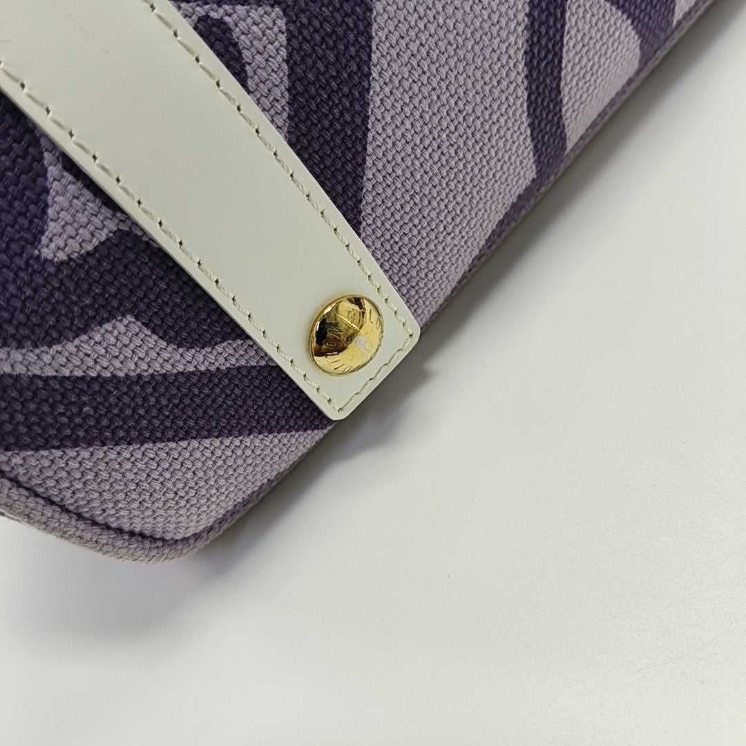 TAHITIENNE CABAS MM Monogram Canvas Purple