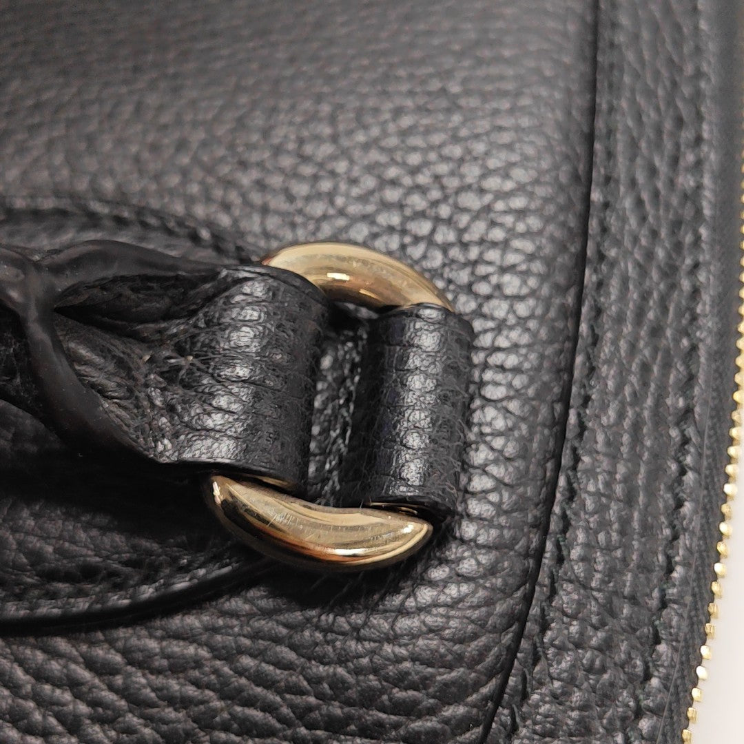 Microguccissima Calfskin Black