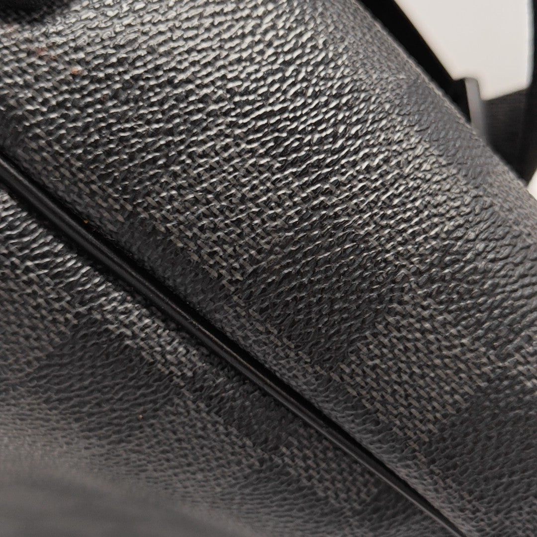 DANIEL Damier Graphite Coated Canvas Gray