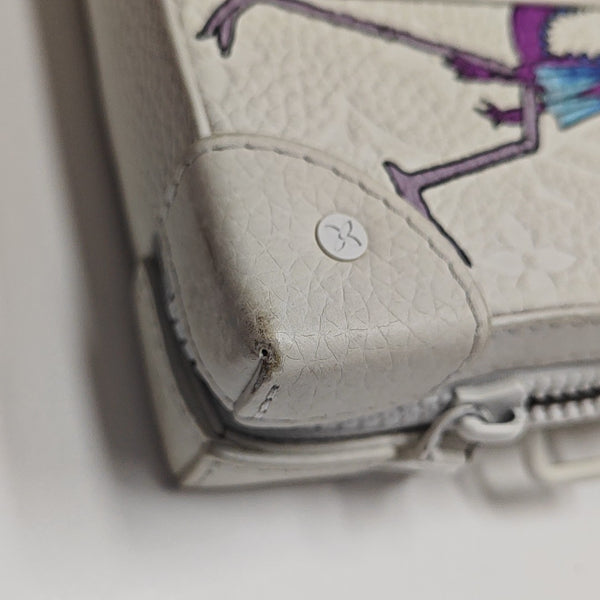 WALLET TRUNK Calfskin White