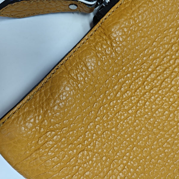 Calfskin Clutch Yellow