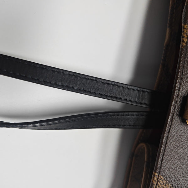 ONTHEGO MM Monogram Coated Canvas Brown