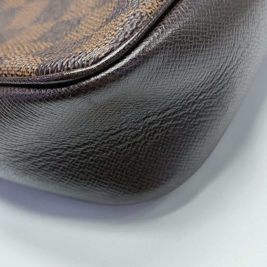 TROUSSE MAKE UP Damier Ebene Coated Canvas Brown