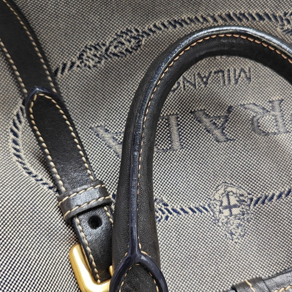 Fabric Shoulder Bag Gray