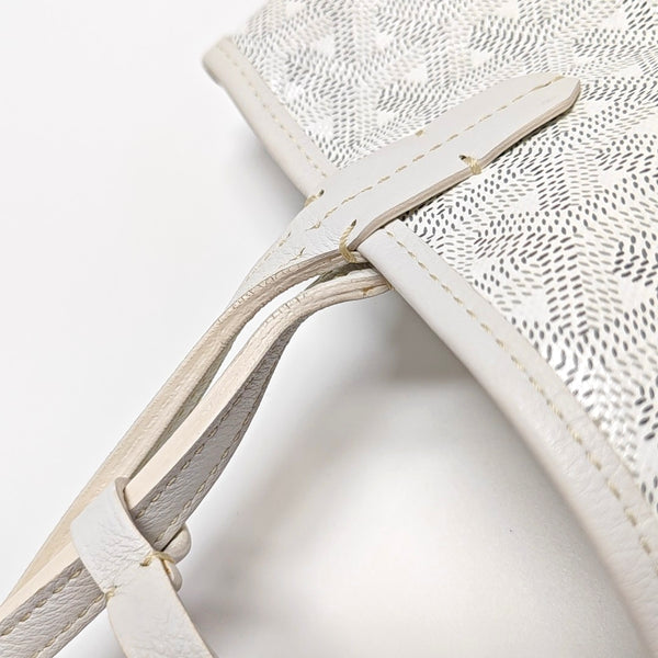 Anjou Mini Coated Canvas White