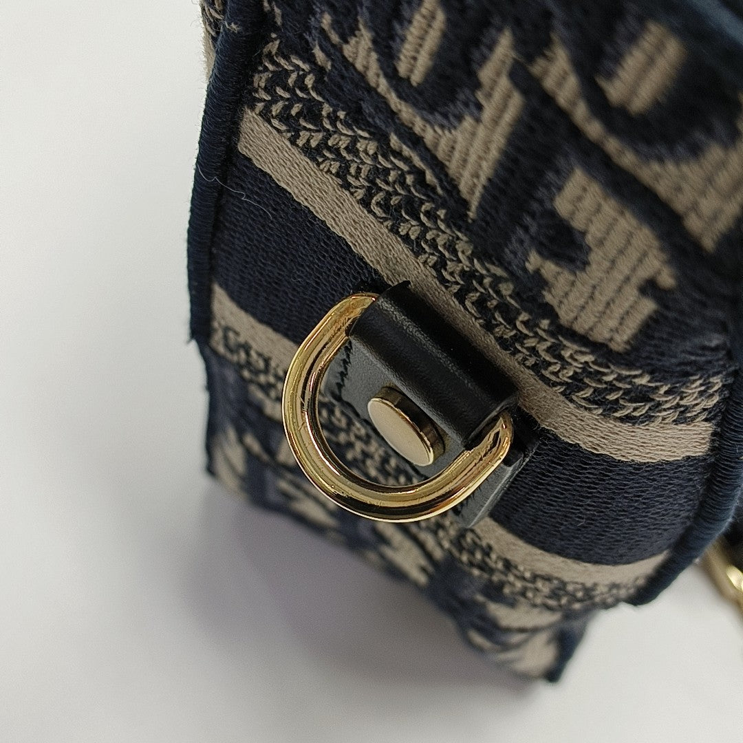 Diorcamp Small Oblique Canvas Blue