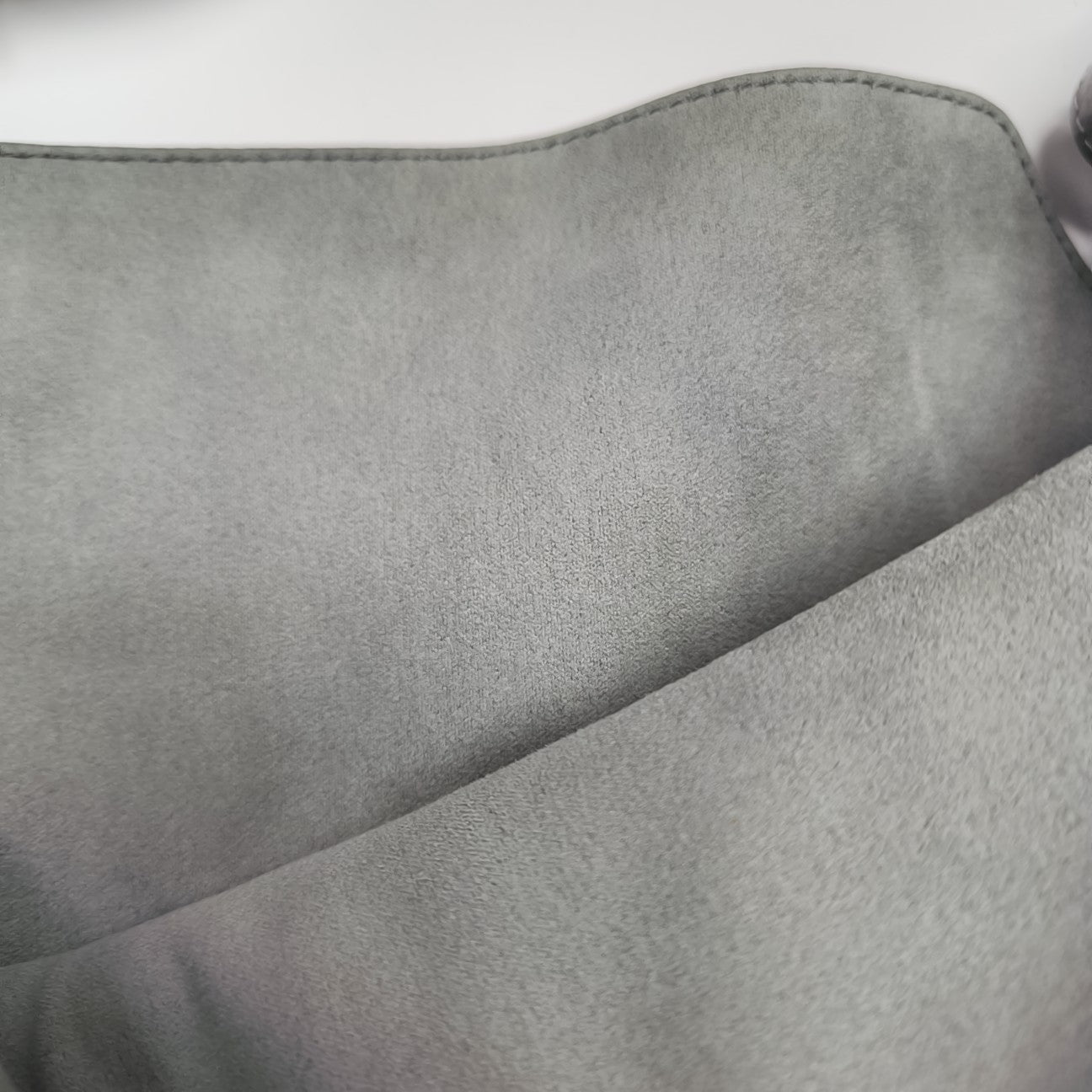 Calfskin Shoulder Bag Gray