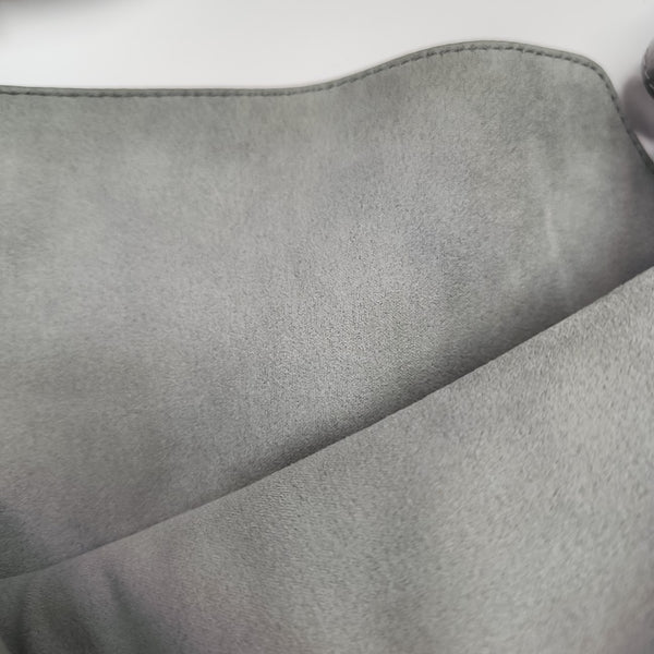 Calfskin Shoulder Bag Gray