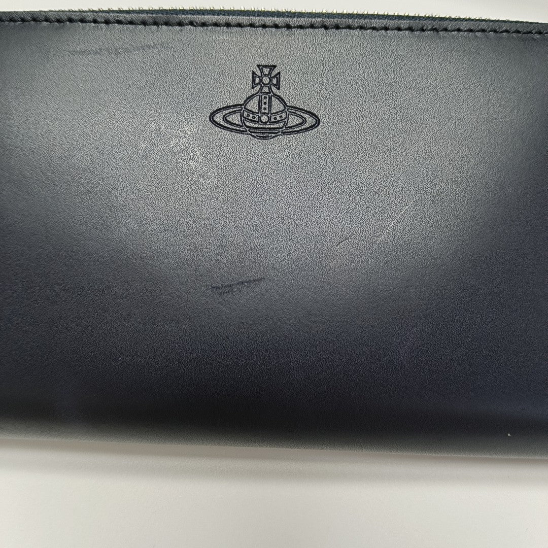 Calfskin Wallet Blue