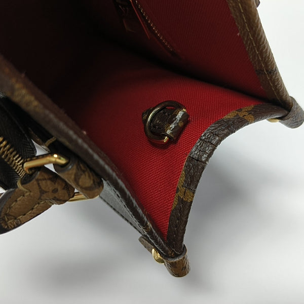 ONTHEGO PM Monogram Coated Canvas Brown