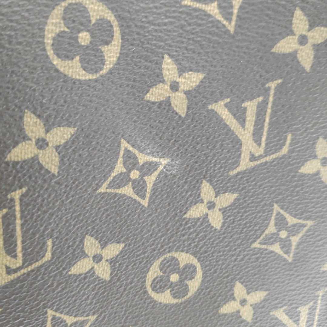 NÉONOÉ MM Monogram Coated Canvas Brown
