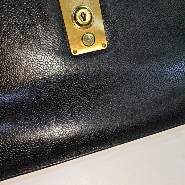 Grained Calfskin Black