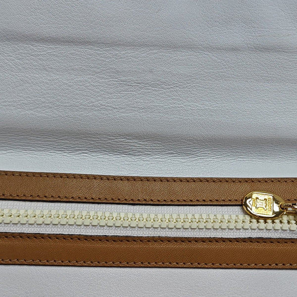 MACADAM CLUTCHES Calfskin White