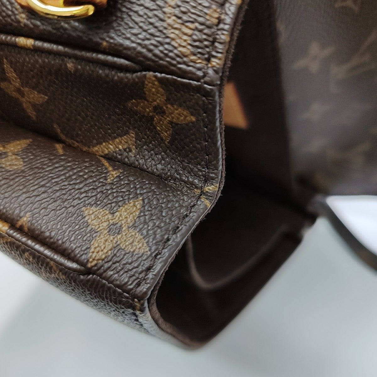 MÉTIS MM Monogram Coated Canvas Brown