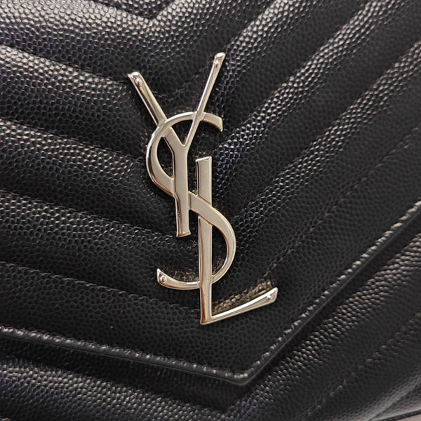 MONOGRAM Medium Chevron Calfskin Black