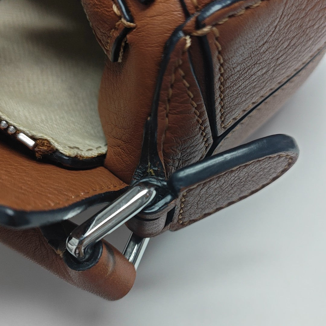 Puzzle Mini Calfskin Brown