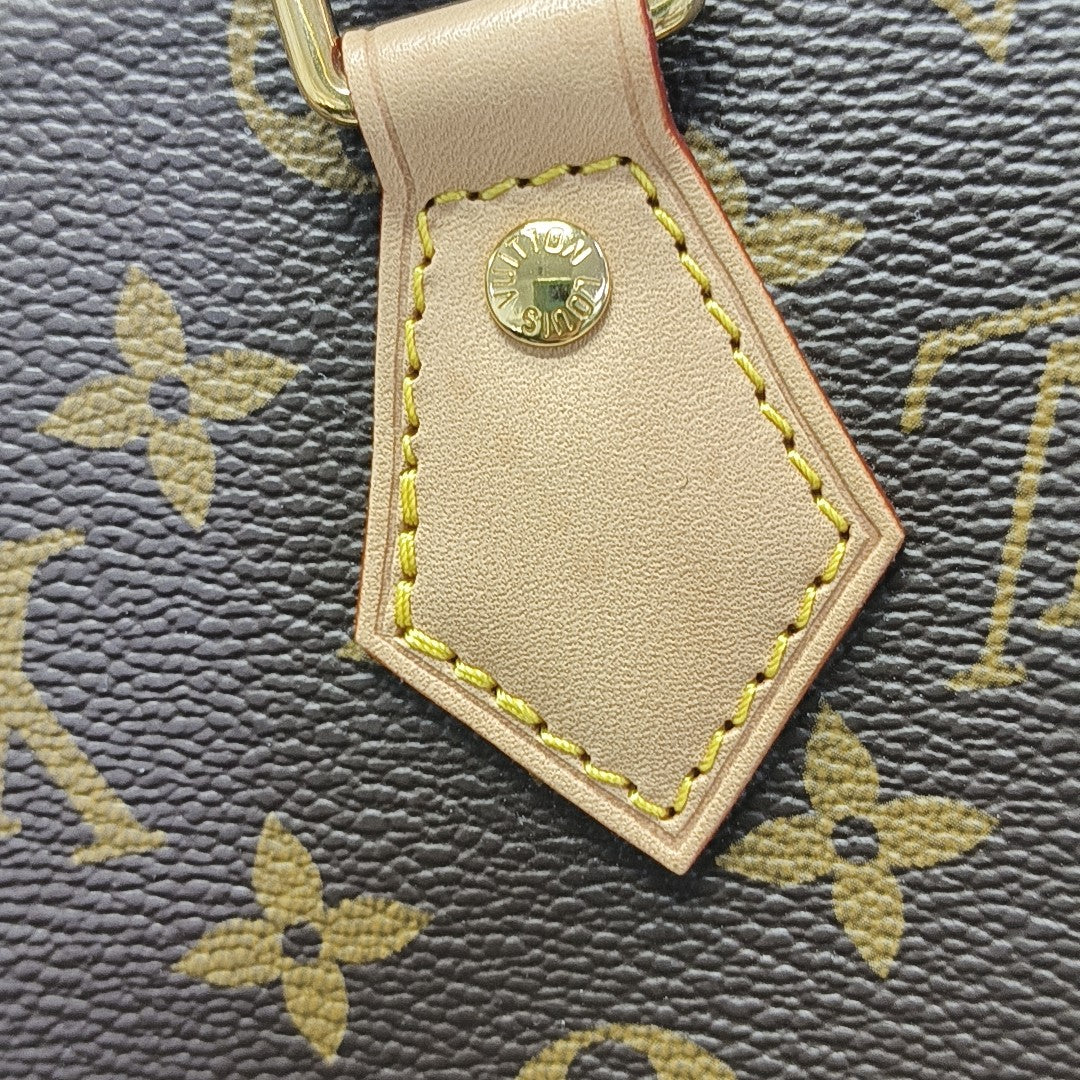 SPEEDY 20 Monogram Coated Canvas Brown