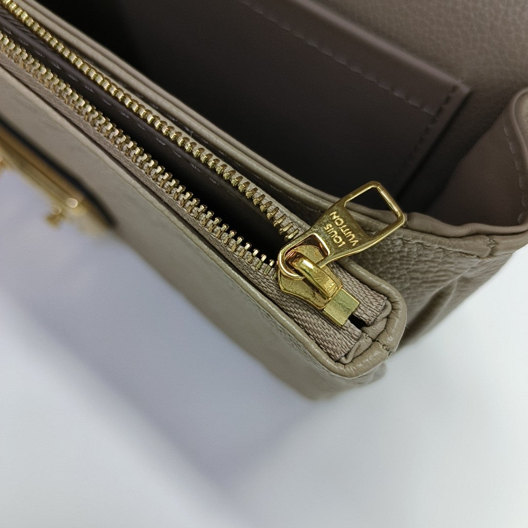 MARCEAU Monogram Calfskin Beige