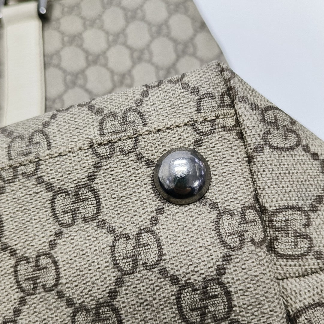 Monogram Coated Canvas Tote Bag Black