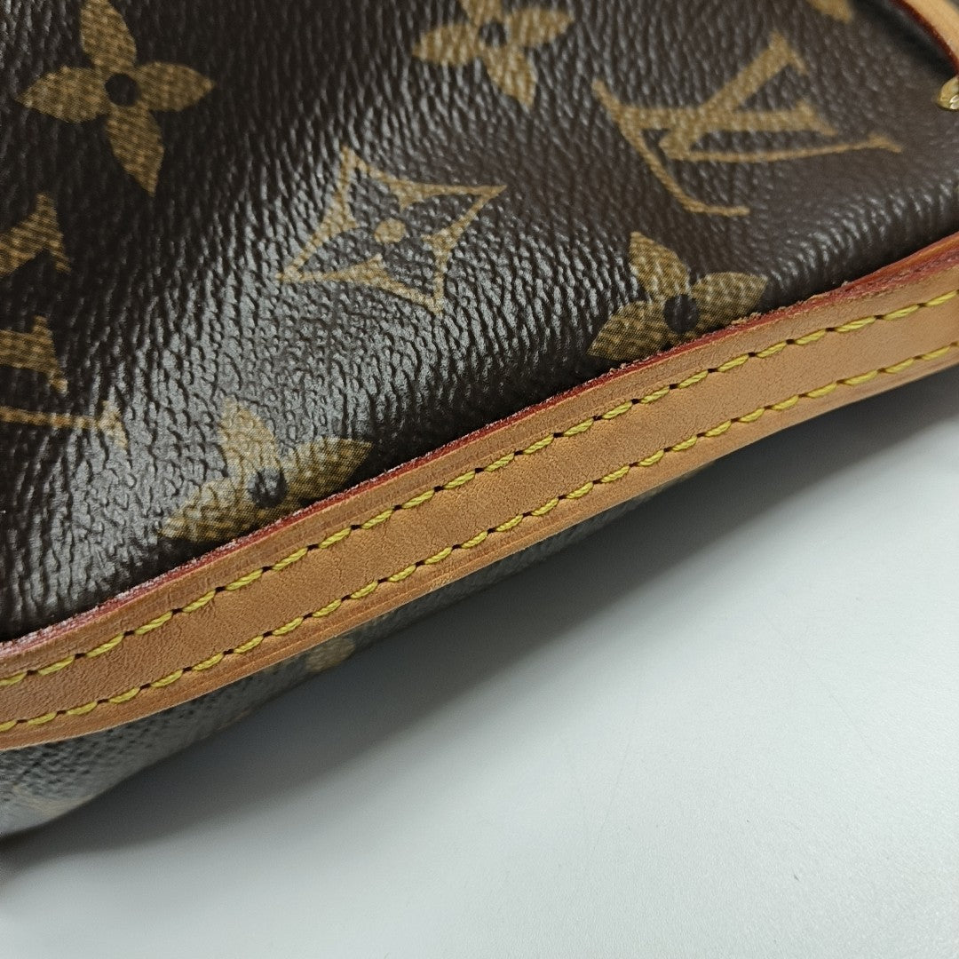 NÉONOÉ Nano Monogram Coated Canvas Brown