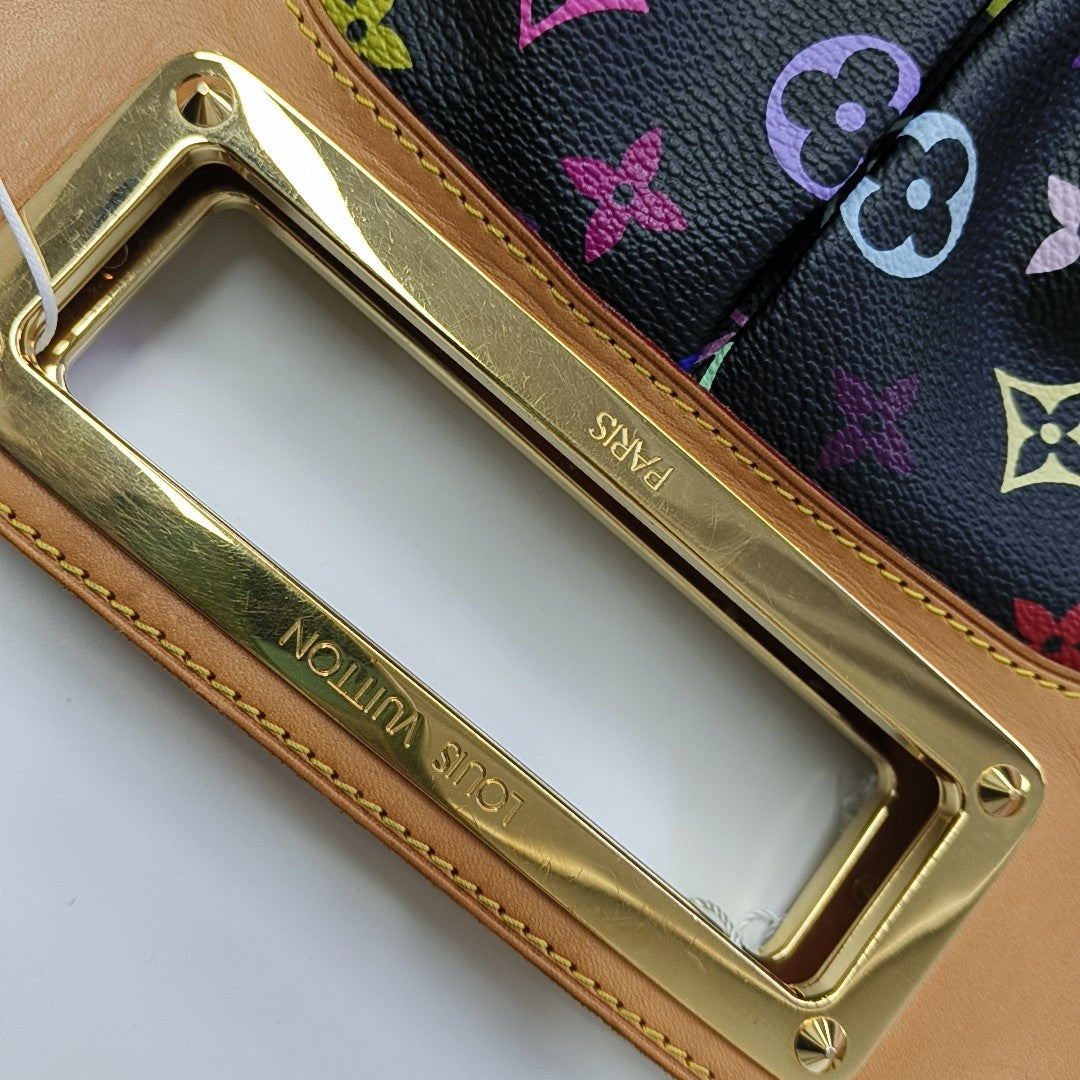 LV × TM JUDY Monogram Coated Canvas Black