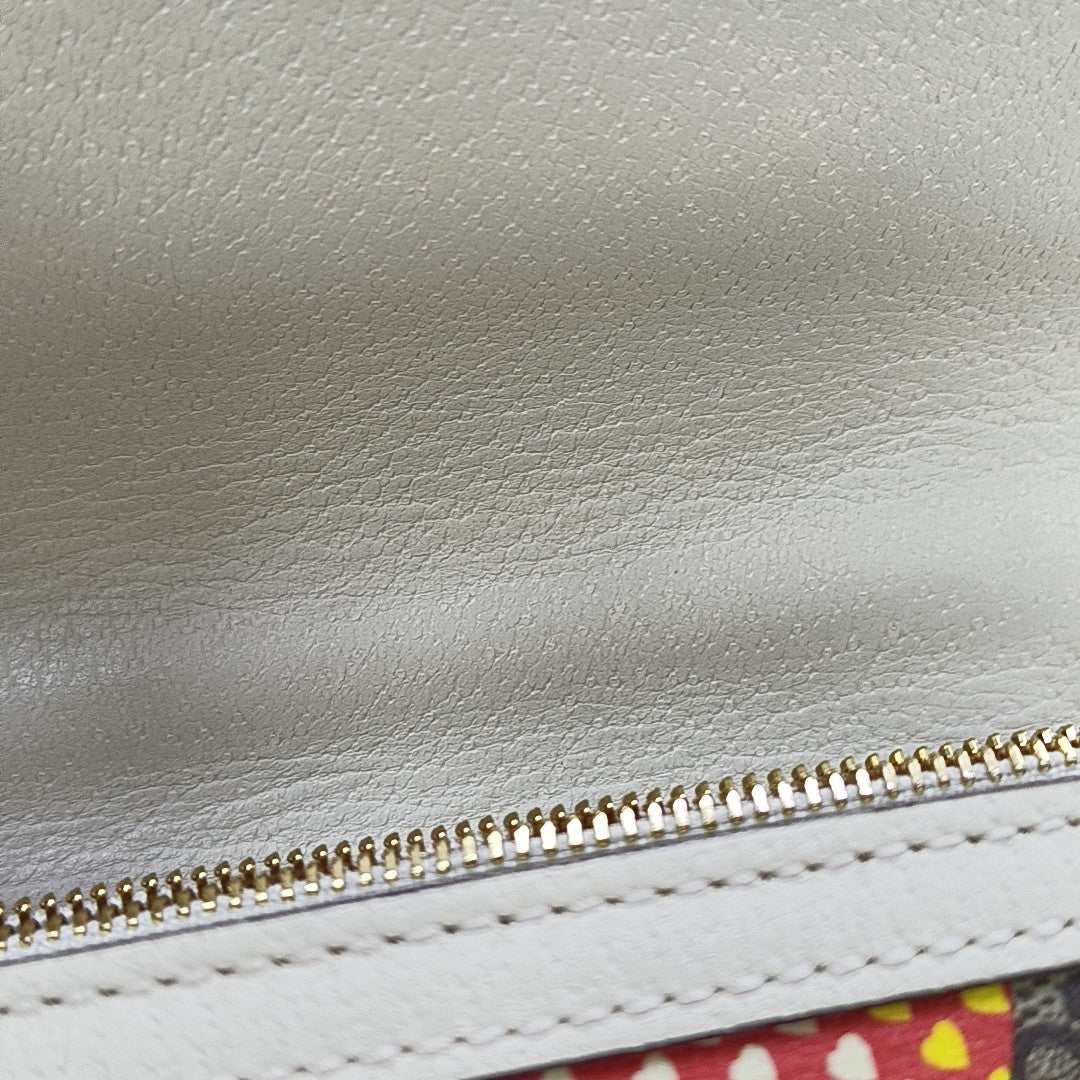 Monogram Coated Canvas Shoulder Bag Beige