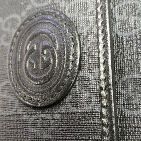 GG Messenger Monogram Coated Canvas Black