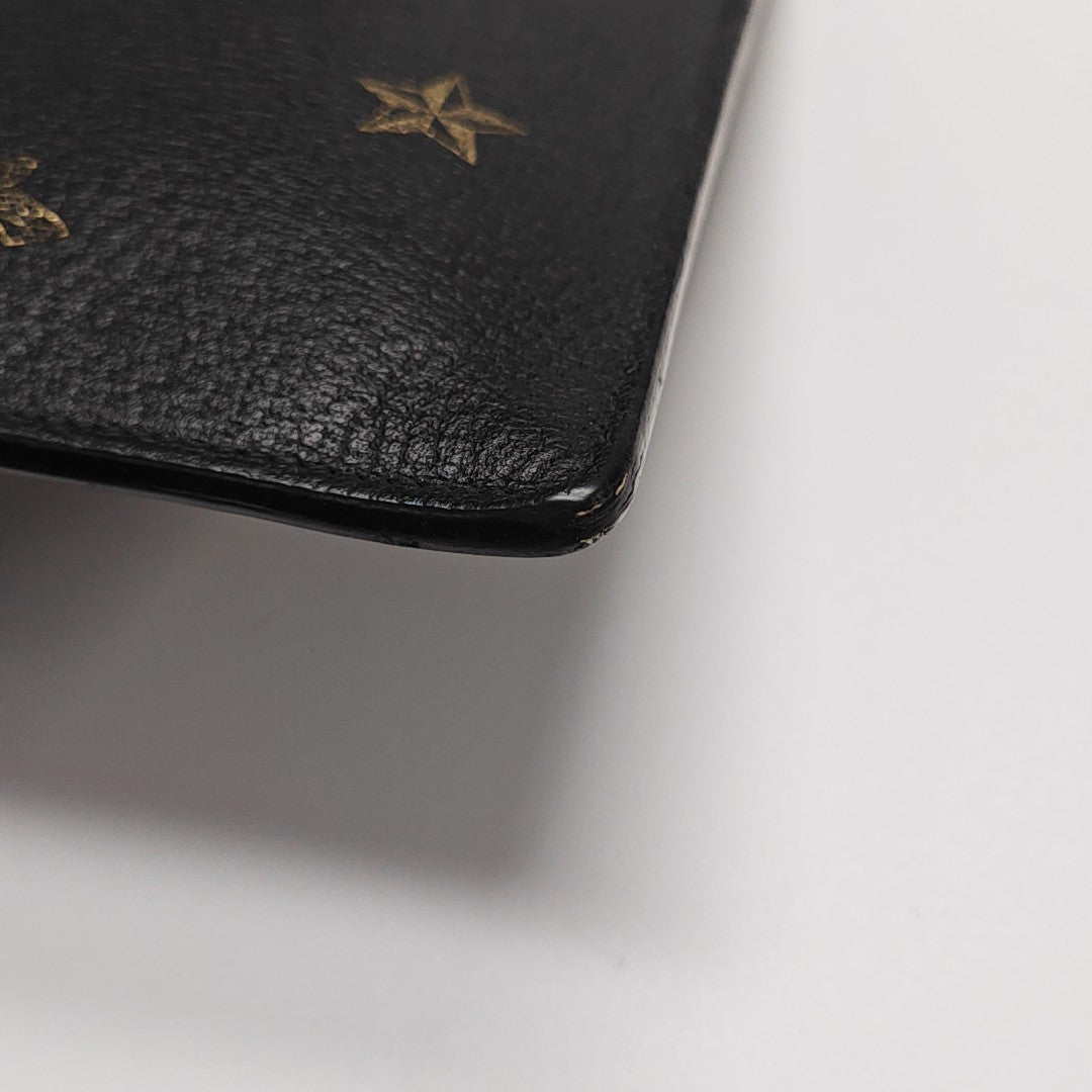 Bee Web Calfskin Black