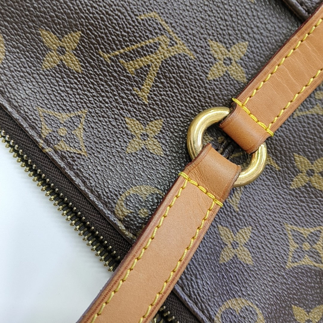 TOTALLY MM Monogram Coated Canvas Brown