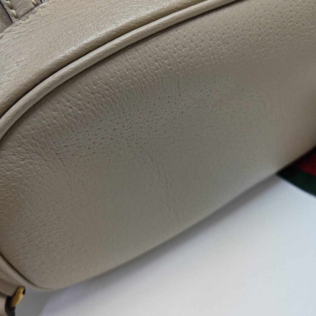 Monogram Coated Canvas Backpack Beige