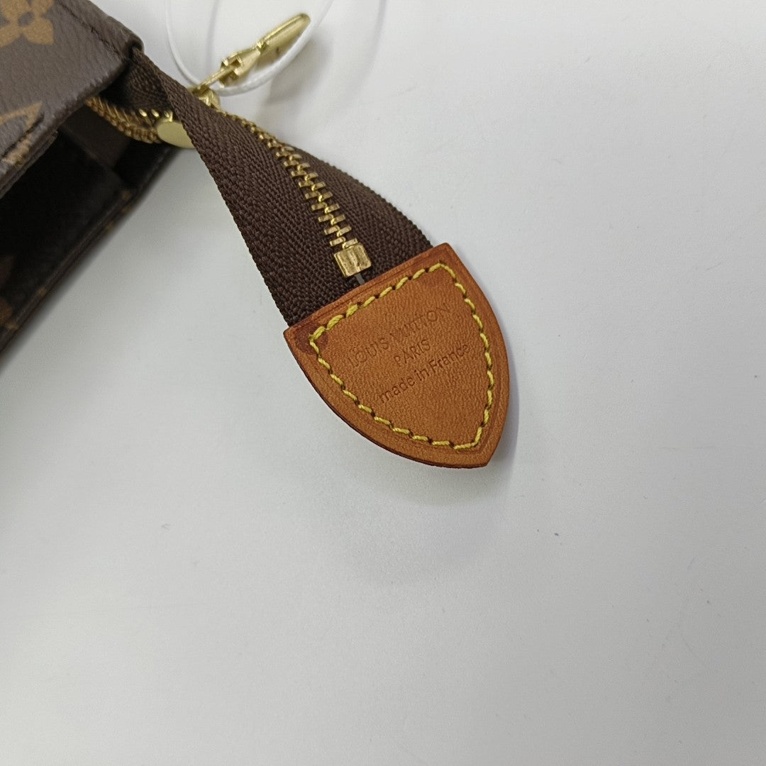 TOILET POCKET 26 Monogram Coated Canvas Brown