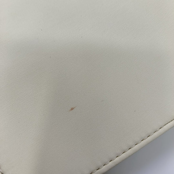 Fabric Top Handle Bag White