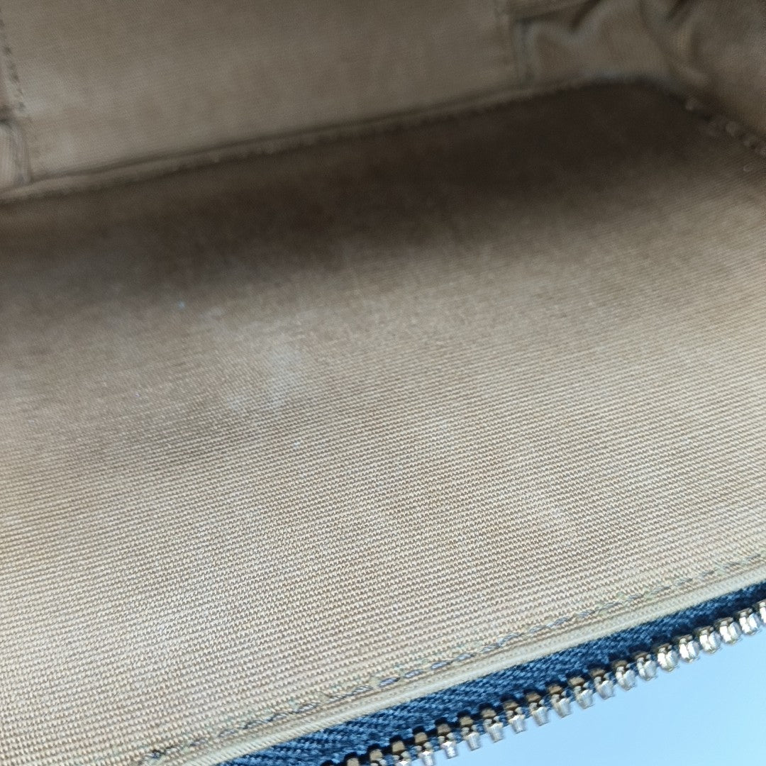 TRIOMPHE Mini Quilted Coated Canvas Black