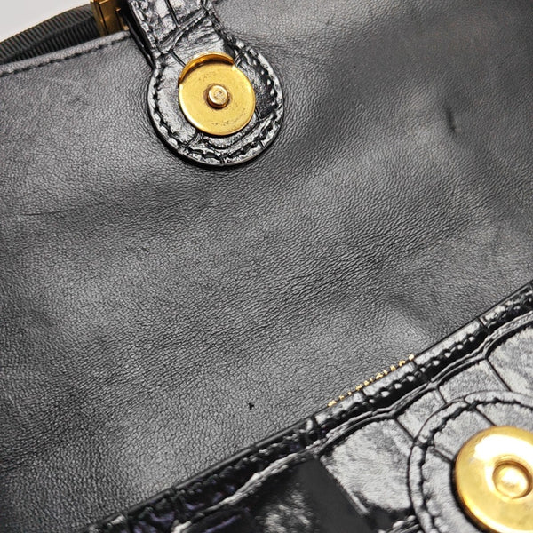 Downtown Super Mini Calfskin Black