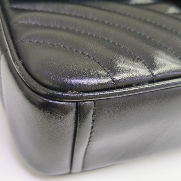 Diagramme Medium Quilted Calfskin Black