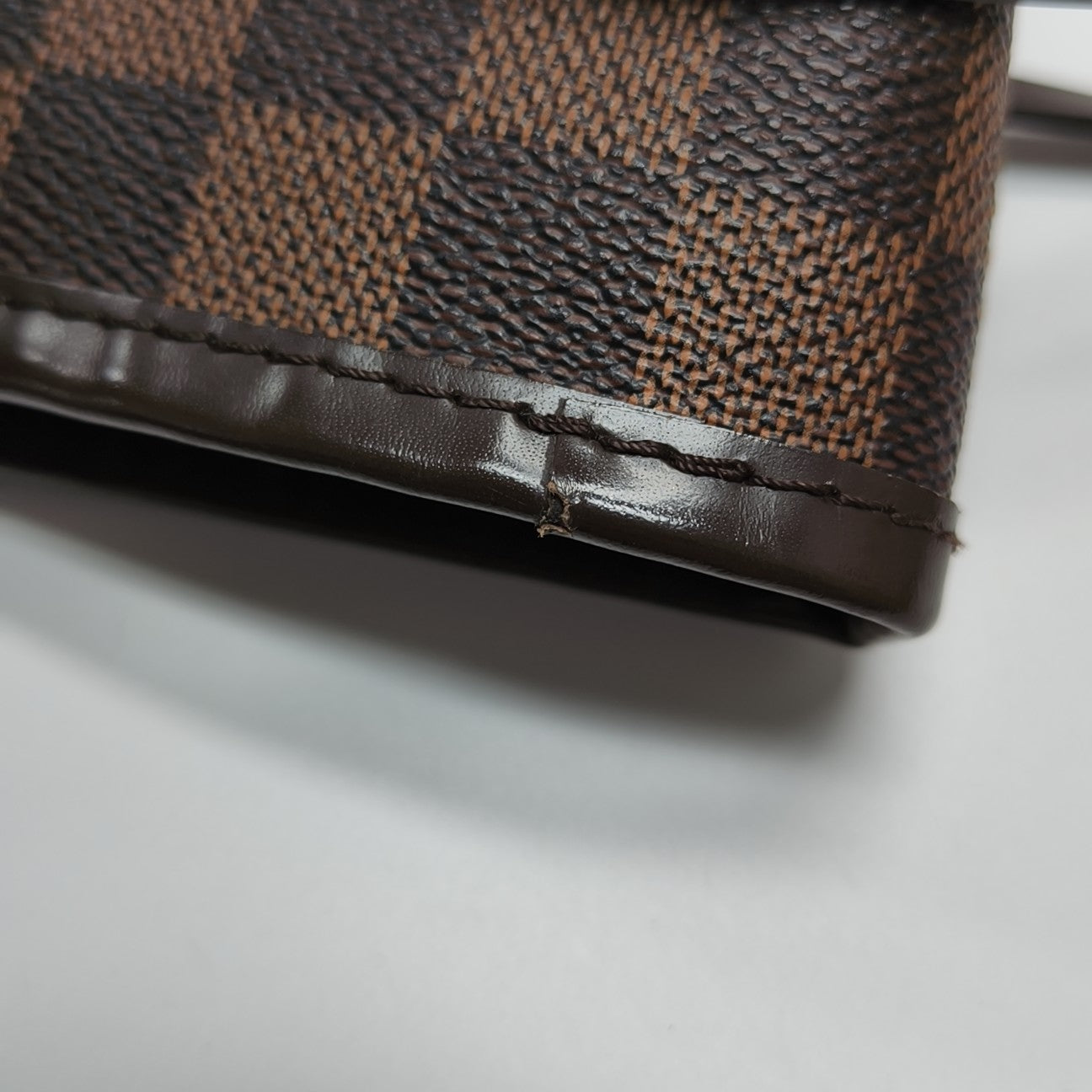 NEVERFULL MM Damier Ebene Coated Canvas Brown