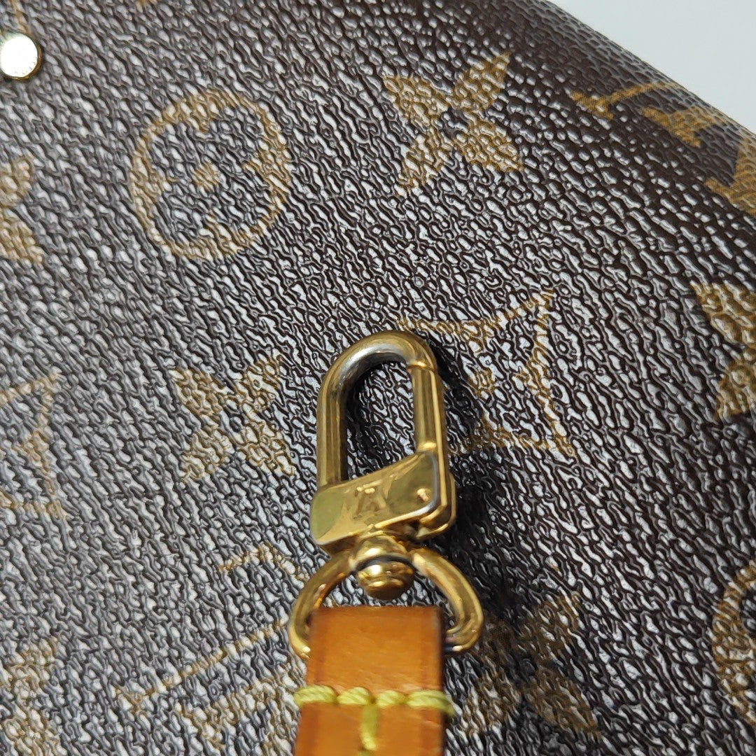 FAVORITE PM Monogram Coated Canvas Brown