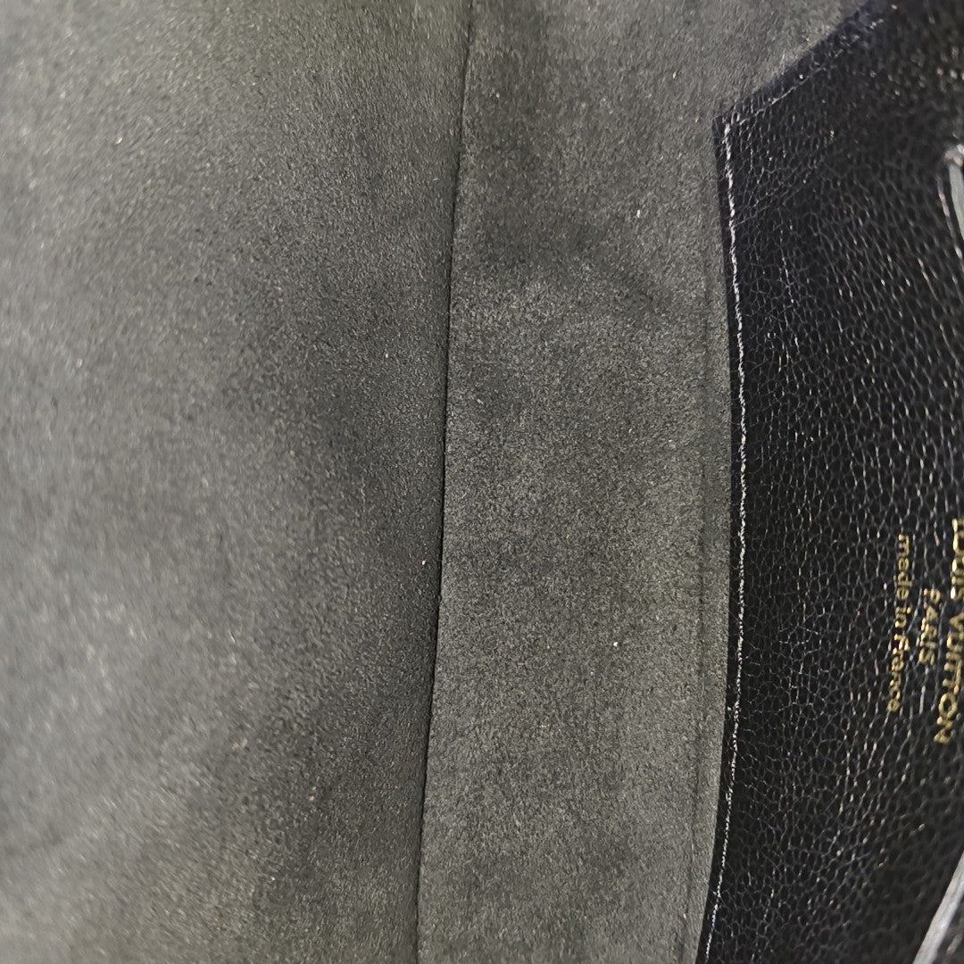 IVY Monogram Calfskin Black
