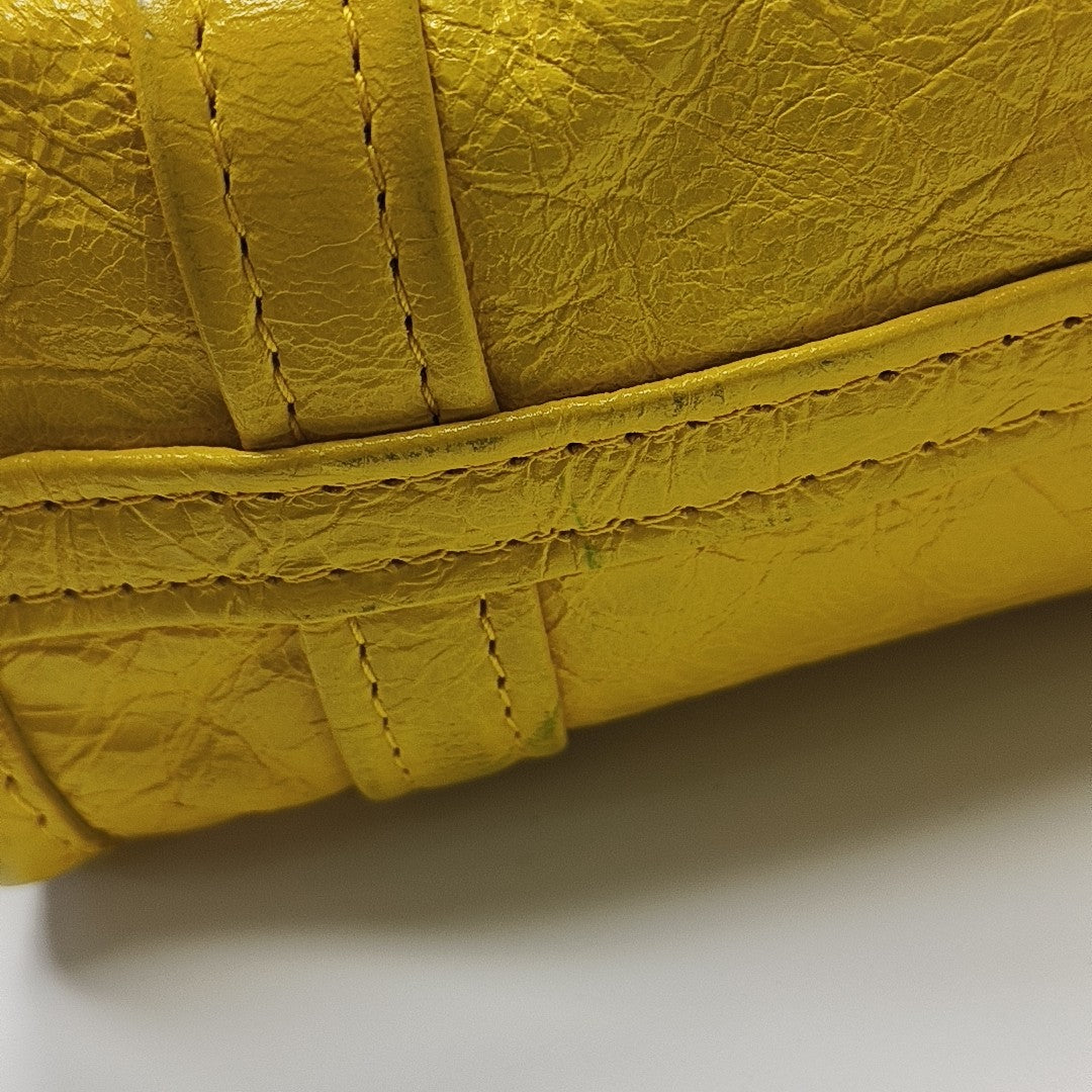 Bazar Quilted Calfskin Yellow
