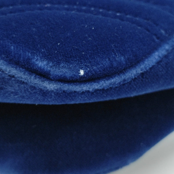 GG Marmont Medium Quilted Velvet Blue