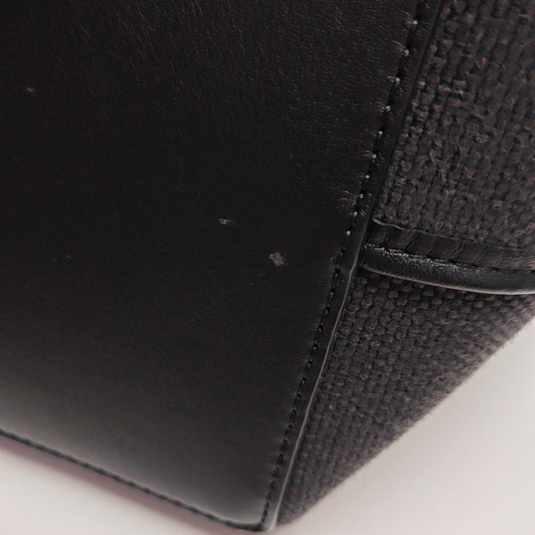 Basket Small Monogram Canvas Black