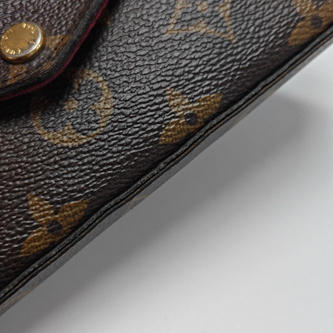 FÉLICIE Monogram Coated Canvas Brown