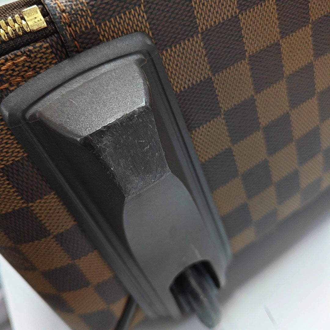 PEGASE Damier Ebene Coated Canvas Brown