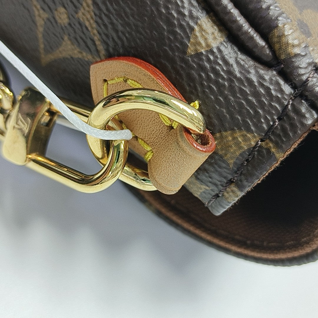 IVY Monogram Coated Canvas Brown