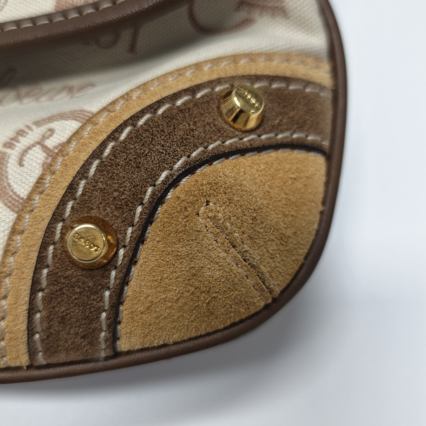 Calfskin Shoulder Bag Beige