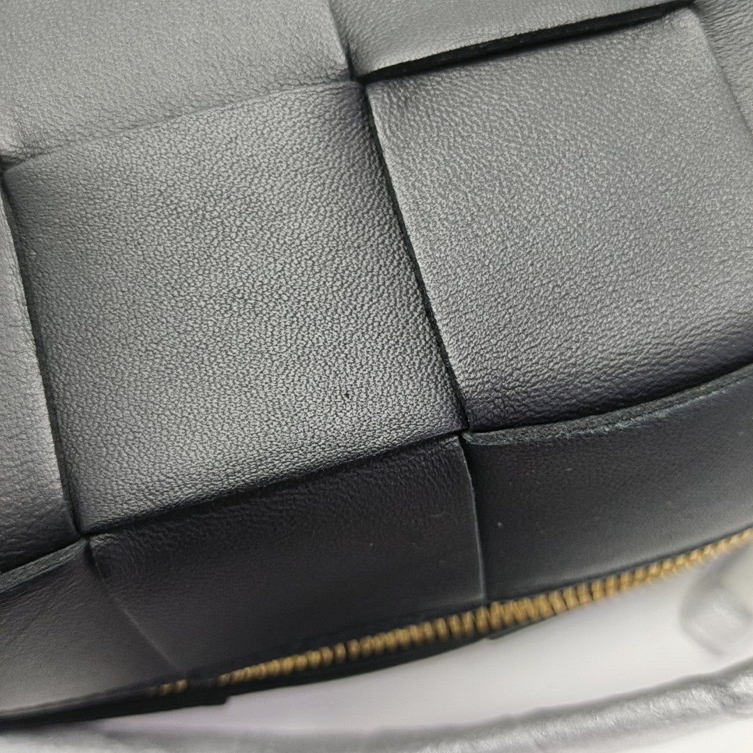Brick Cassette Small Lambskin Black