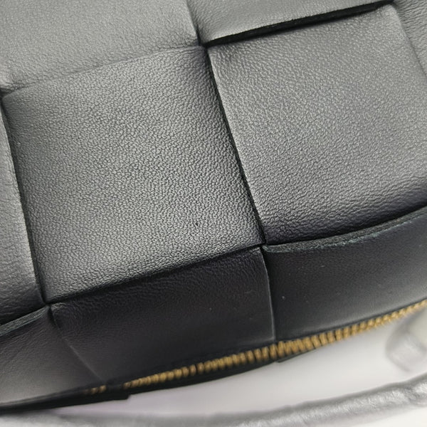 Brick Cassette Small Lambskin Black