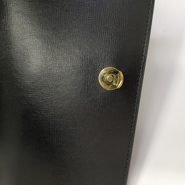 SUNSET Medium Calfskin Black